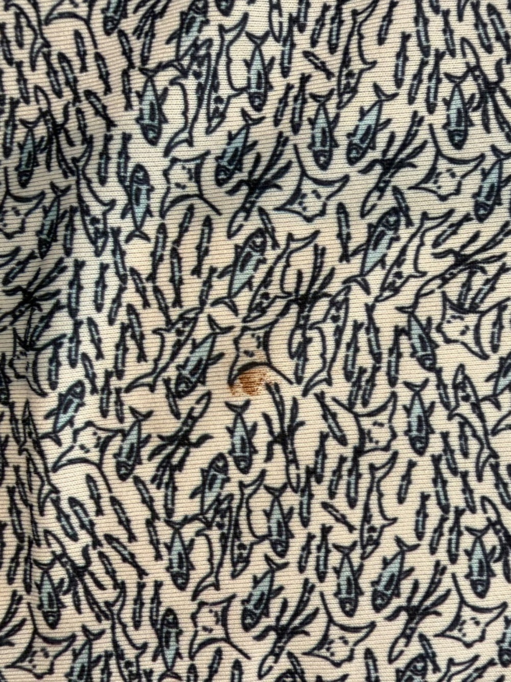 Southern Tide Boys Performance Polo XS 4-5 Fish Print - Picture 4 of 6